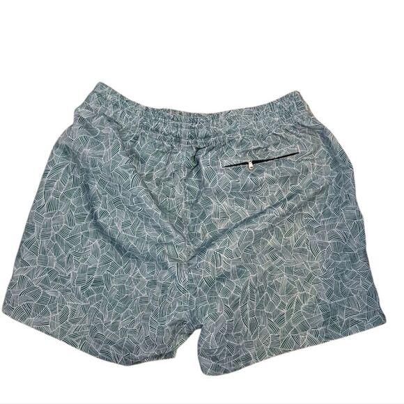 APNEE Green Print Swim Shorts Men’s Size Medium Green - Picture 2 of 11